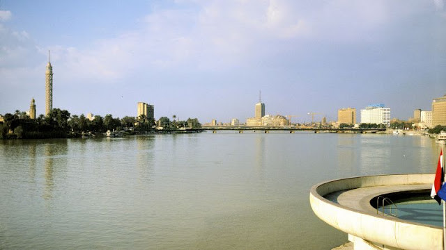 Sông Nile đoạn chảy qua Cairo.