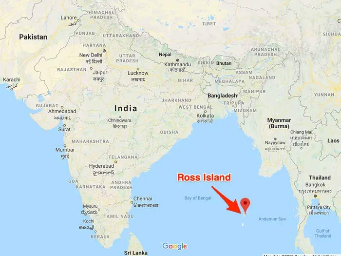 Đảo Ross được đặt theo tên của Ngài Daniel Ross, người đầu tiên định cư ở hòn đảo trong vòng 1 năm từ năm 1788. Hòn đảo nhỏ nằm cách bờ biển Ấn Độ 800 dặm.