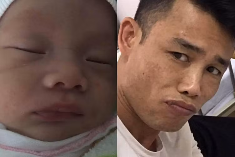 Vợ chồng Hiệp Gà đã đặt tên con trai là Dương Đông Hải và ở nhà gọi là Cu Tèo. Nhiều người nhận xét cậu nhóc sở hữu gương mặt có nhiều nét giống bố đặc biệt ở đôi mắt. (Ảnh: Facebook nhân vật) 