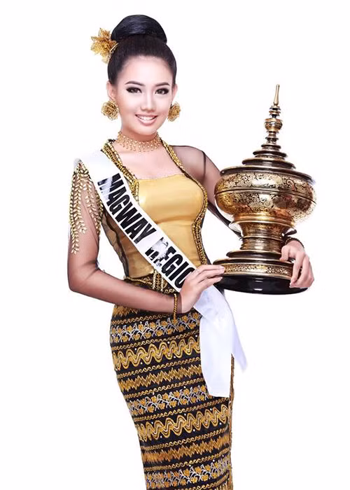 Được dự đoán về thứ 9, Swe Zin Htet sở hữu vóc dáng chuẩn. Đại diện của Myanmar còn được đánh giá cao kỹ năng catwalk. (Ảnh: Missosology) 