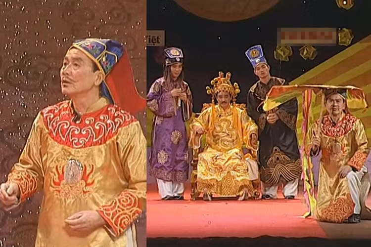 Trong khi đó, trong “Gặp nhau cuối năm 2006”, nghệ sĩ Phạm Bằng đóng vai Táo Tài nguyên Môi trường. Cả hai lần vào vai táo, ông đều ghi được dấu ấn. (Ảnh: Dân Việt)