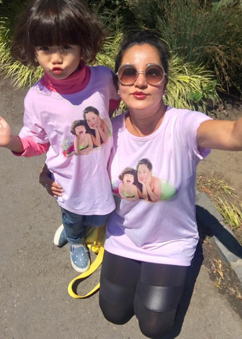 Nữ nghệ sĩ hài đã thoát khỏi lùm xùm đời tư để sống hạnh phúc bên cô con gái nhỏ. (Ảnh: Facebook nhân vật)