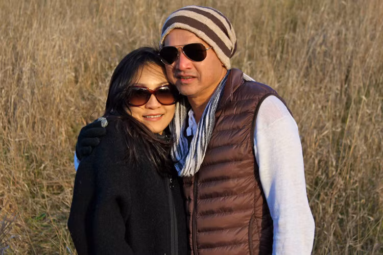 Lúc gặp lại Hồng Đào, Quang Minh vừa chia tay người vợ đầu tiên. Sau đó, cặp đôi nghệ sĩ này cũng nối lại tình xưa. (Ảnh: Facebook nhân vật)