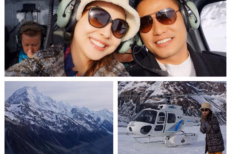 Trên trang cá nhân, Hoa hậu châu Á tại Mỹ 2006 từng chia sẻ nhiều hình ảnh đi du lịch vui vẻ cùng chồng. (Ảnh: Facebook nhân vật)