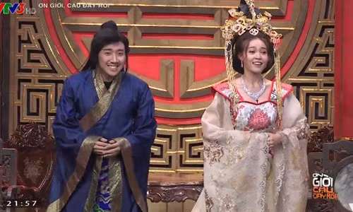 Cam Lan Ngoc ap dao Tran Thanh tren san khau On gioi…