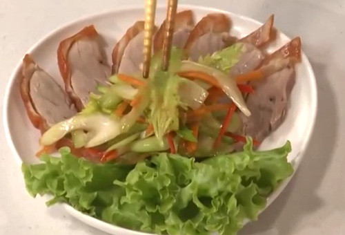 Tro tai lam goi vit quay gion, ngon kho cuong