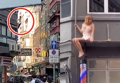 Hot girl mặc váy ngủ mỏng tang trèo cửa sổ: Lý do ngã ngửa Hot girl mac vay ngu mong tang treo cua so: Ly do nga ngua