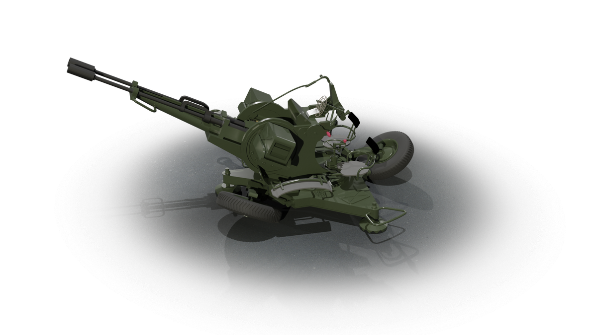 Nó cũng được lắp đặt một ống ngắm thẳng T-3 sử dụng trong trường hợp tấn công bộ binh hoặc xe thiết giáp ở mặt đất. Đạn pháo được đặt trong các thùng đạn và được nạp qua hai băng tải ở hai bên. Mỗi thùng đạn chứa 50 viên và cung cấp cho 2 nòng riêng biệt của khẩu pháo. Ảnh: Weaponsystems.