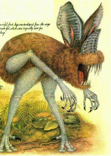 Manambulus perhorridus sẽ có mặt tại hành tinh chúng ta trong tương lai. Loài sinh vật này có đôi bàn chân dài, to khổng lồ. Là 1 cá thể dơi trong tương lai, chúng sẽ dùng cơ chế định vị kì ảo hơn, tai, mũi có thể bị tê liệt.