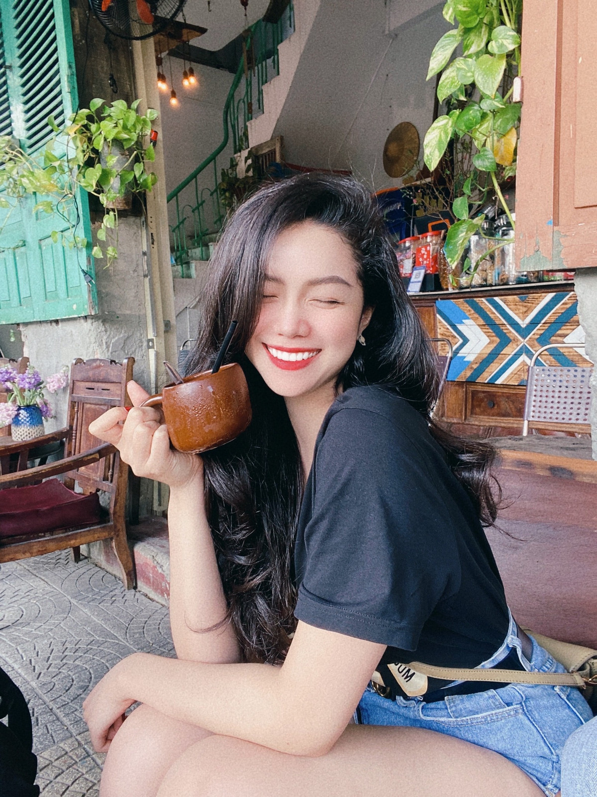 Thiện Mỹ cho hay, tên của cô do bố đặt với mong muốn cô sống một cuộc đời tốt đẹp, lương thiện.