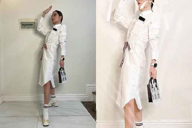 Nếu so sánh với ảnh mạng qua chỉnh sửa thì nhan sắc nữ đại gia quận 7 này không quá nổi bật, tuy nhiên so với tuổi tác thì hoàn toàn ngược lại.