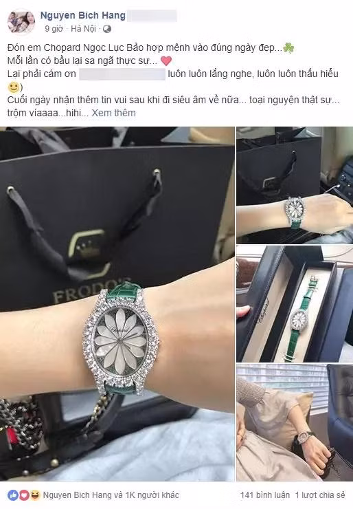 Đẳng cấp cho sự giàu có của Hằng Túi còn thể hiện ở những bộ sưu tập hàng hiệu tiền tỉ của cô.