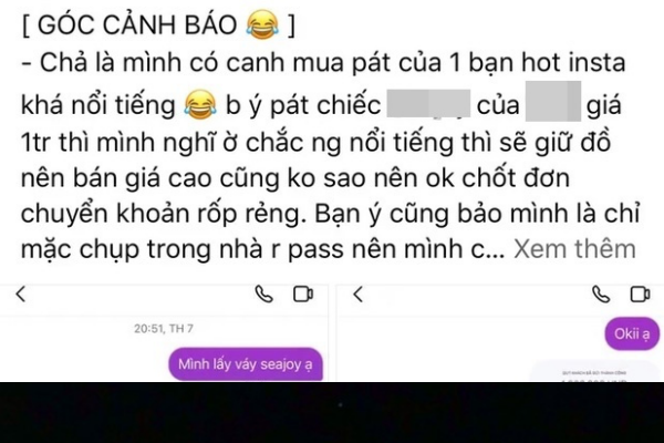 Mới đây, tại nhóm thanh lý váy áo local brand trên mạng xã hội đã xôn xao về câu chuyện một hot girl là mẫu lookbook có tiếng đã bị “bóc phốt” kém sang khi thanh lý váy rách cho khách.