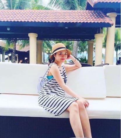 Hình ảnh cũ được vợ Xuân Trường đăng tải lên trang cá nhân cũng làm netizen bất ngờ bởi từ trước đến nay cô ít khi chia sẻ về mình.