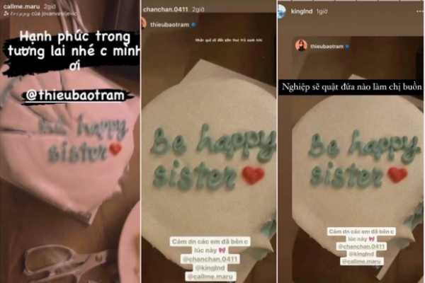 Vụ việc chiếc bánh kem bắt đầu vào năm 2021, khi scandal "trà xanh" nổi lên, chiếc bánh kem với dòng chữ "be strong sister" mà Linh Ngọc Đàm và Xoài Non đăng tải với hàm ý động viên Thiều Bảo Trâm đã khiến công chúng cực kỳ xôn xao.