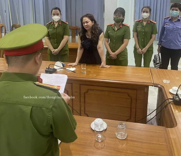 Thông tin bà Phương Hằng bị cơ quan điều tra khởi tố, tạm giam vì liên quan đến những phát ngôn xúc phạm đang khiến cư dân mạng xôn xao. Ảnh: Thông tin Chính Phủ