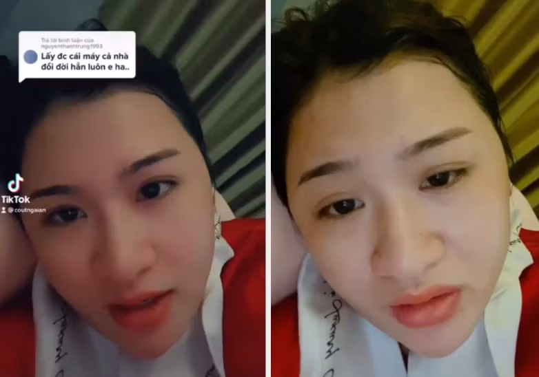 Bên cạnh những lời chúc mừng, một vài netizen "cà khịa" Kim Thủy rằng: "Lấy được cái máy (ám chỉ khả năng kiếm tiền - PV) cả nhà đổi đời hẳn em ha".