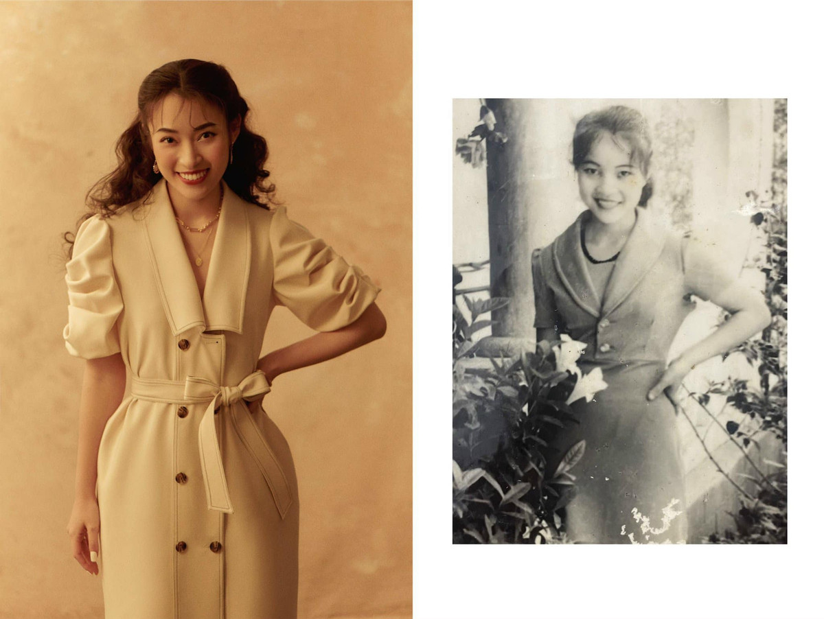 Mới đây, nhân ngày đặc biệt hot girl Khánh Vy đã thực hiện bộ ảnh cosplay mẹ, hiện lại hình ảnh của chính mẹ mình nhiều năm trở về trước thông qua những bức hình không thể xúc động hơn.