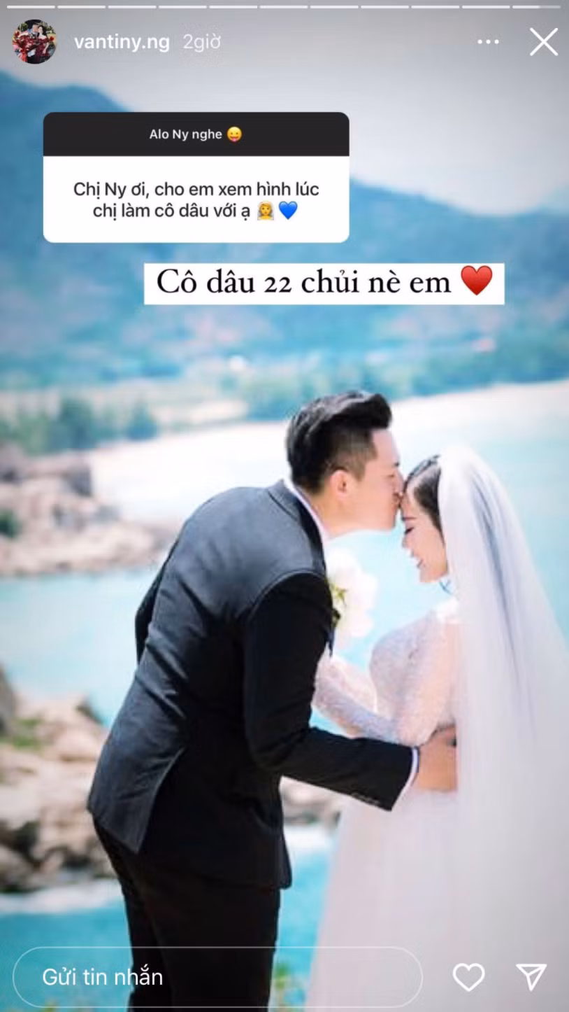 Cũng trong đợt Q&amp;A này, Vân Tiny hé lộ thêm khoảnh khắc chụp ảnh cưới ngọt ngào của mình. Được biết Fabo Nguyễn và Vân Tiny chính thức về chung một nhà vào cuối năm 2018.