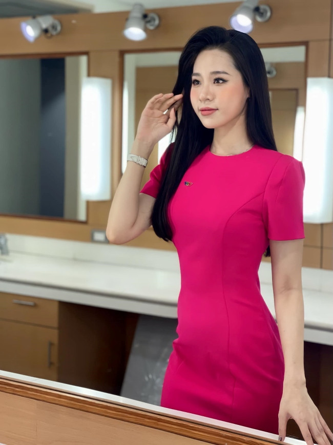 Bảo Châu cũng biết cách tìm cho mình những bộ đồ phù hợp với vóc dáng.