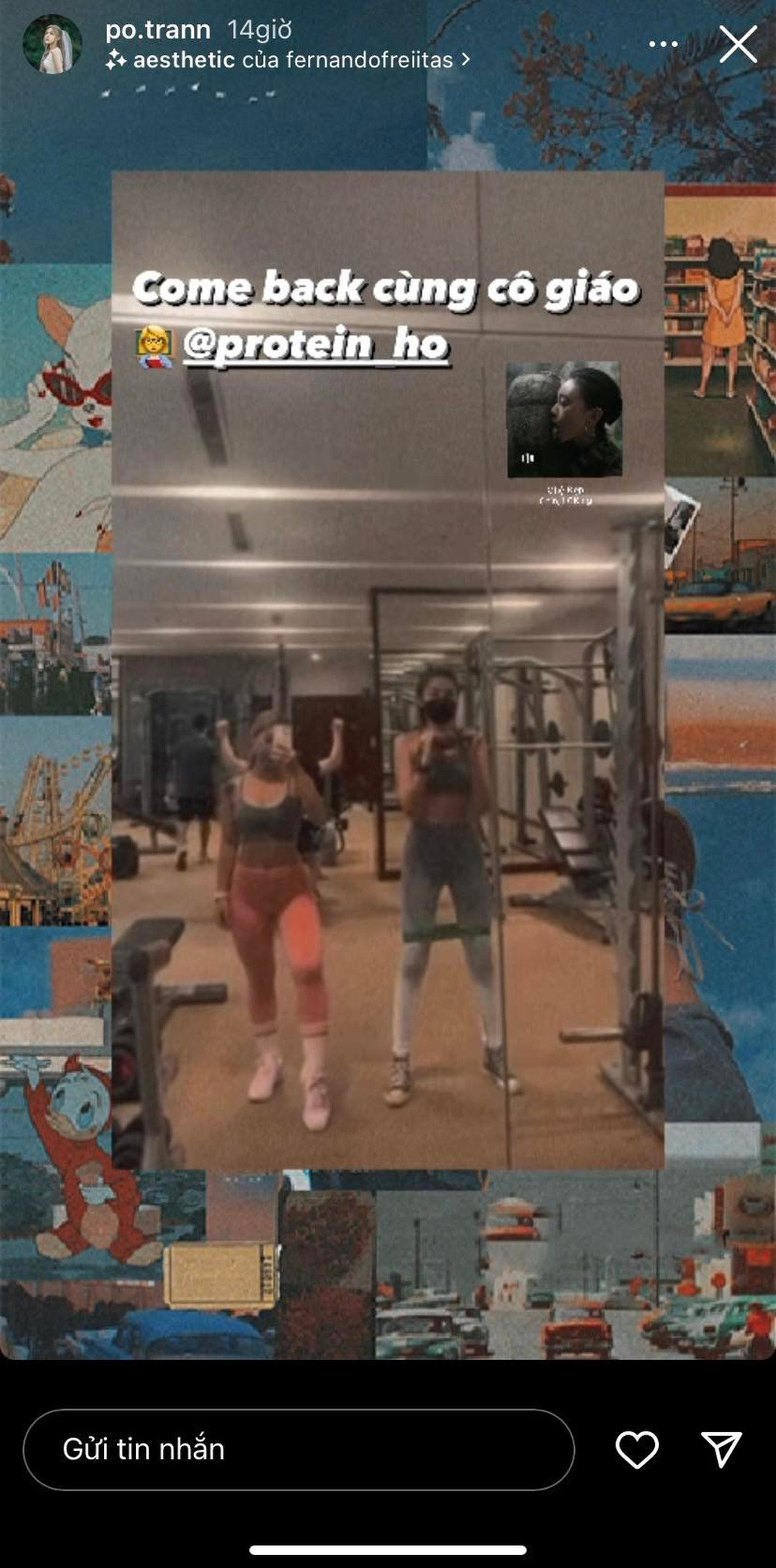 Trước những ý kiến trái chiều, "hot girl trứng rán" không hề lên tiếng thanh minh. Thay vào đó, càng ngày cô nàng càng trở nên chỉnh chu hơn, xinh đẹp hơn bằng cách luyện tập gym hàng ngày.