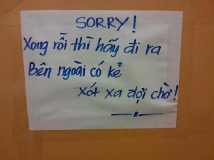 Những biển báo chỉ dẫn ở phòng toilet đầy hài hước và sáng tạo này vừa đem lại cho bạn sự bất ngờ đầy thú vị vừa cho thấy các nhà thiết kế luôn phát huy óc sáng tạo và hài hước ở khắp mọi nơi, mọi lúc.