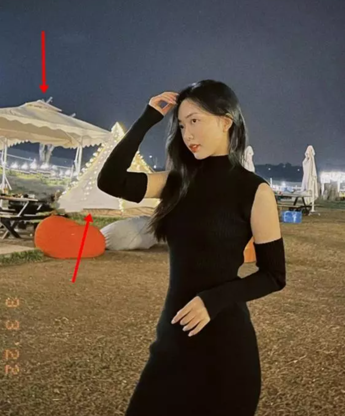 Ngay sau khi chia sẻ khoảnh khắc đó, vợ Đức Chinh là hot girl Mai Hà Trang cũng khoe ảnh sống ảo với địa điểm chek-in tương tự.