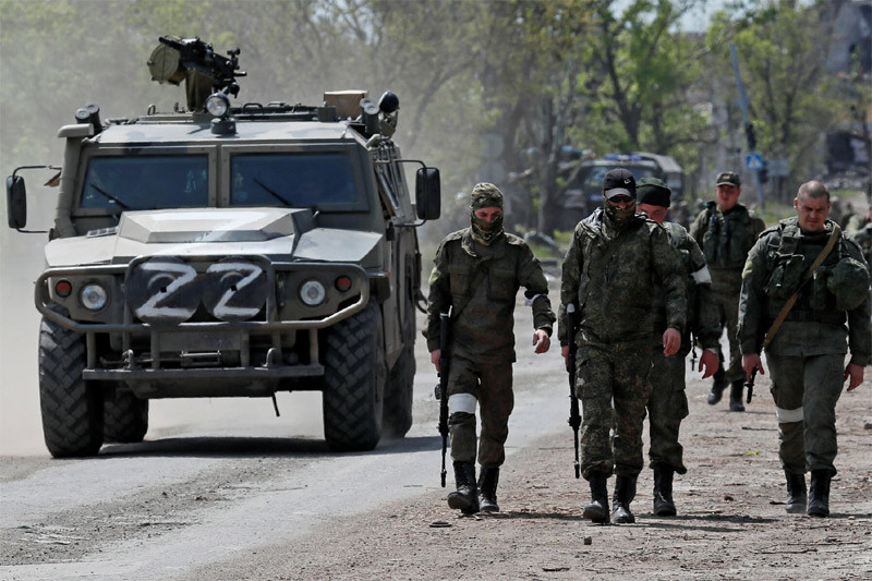 Lữ đoàn thủy quân lục chiến 810 thuộc Hạm đội Biển Đen nói trên là một ví dụ điển hình. Khi cuộc chiến ở Kursk ngày càng mở rộng, không ai có thể đảm bảo rằng Lữ đoàn 810 sẽ là đơn vị duy nhất được điều động từ Kherson đến Kursk. Ảnh: New York Times.