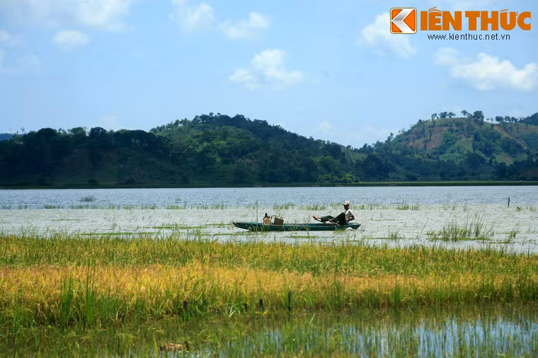 Sau khi chàng trai cứu lươn thoát nạn, lươn dẫn chàng theo cho đến khi gặp một hồ nước mênh mông, đó là hồ Lắk và vùng Lắk ngày nay...