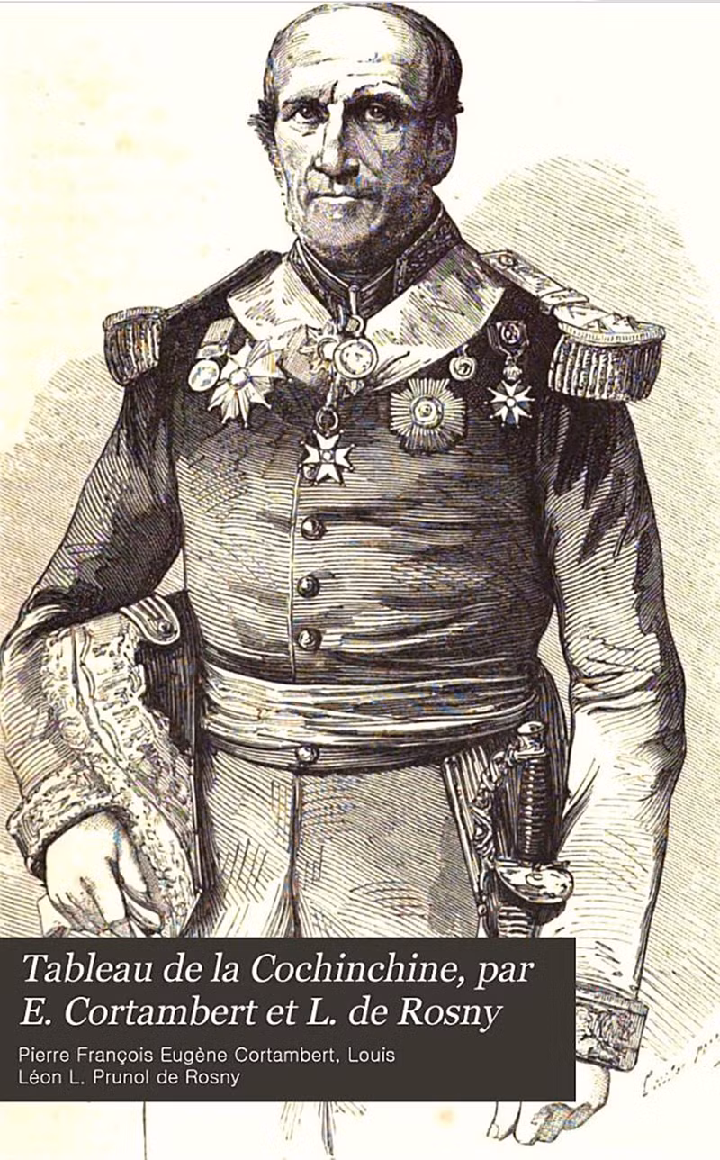 Chân dung Đề đốc Hải quân Charner, thống lĩnh Quân đoàn Viễn chinh đánh chiếm Nam Kỳ năm 1861.