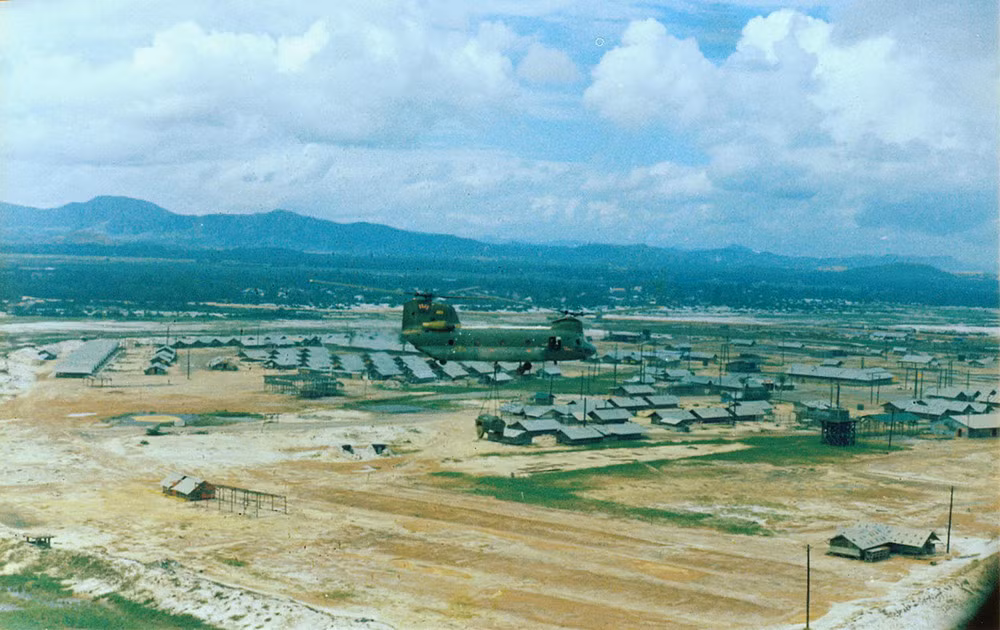 Khu căn cứ Chu Lai của Mỹ ở Quảng Ngãi.