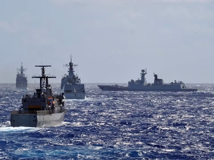 Tàu chiến các nước tham gia tập trận RIMPAC 2014.