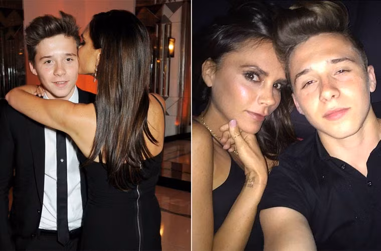 Brooklyn như một người bạn của mẹ và luôn đồng hành cùng mẹ Vic tới các sự kiện khi bố có việc bận.