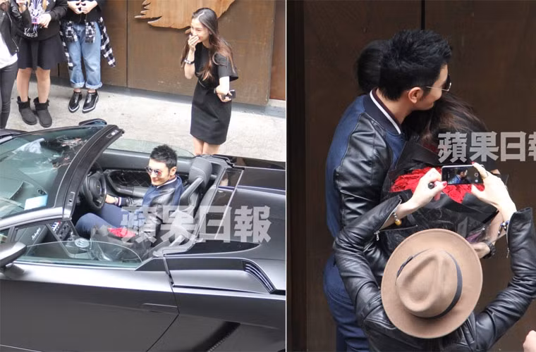 Ngoài gia tài, vẻ đẹp trai, sự hào phóng mà Huỳnh Hiểu Minh dành cho vợ cũng khiến mọi người phải ghen tị. Để tổ chức sinh nhật cho Angelababy, anh đã phủ nguyên căn phòng tiệc bằng hoa hồng, loại hoa ưa thích của cô. Ngoài ra, anh còn tặng cô chiếc Lamborghini trị giá 2 triệu HKD (khoảng 5,5 tỷ đồng) làm quà sinh nhật mới đây cho người tình.