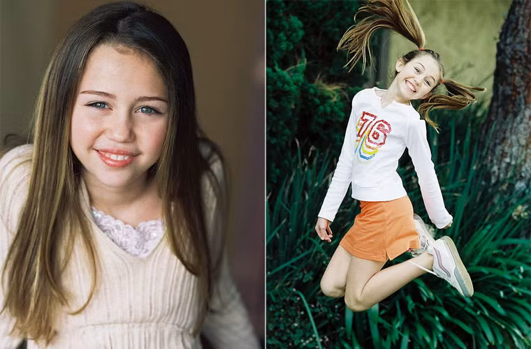 Trước khi trở thành một ngôi sao hoang dại như bây giờ, Miley Cyrus là một cô bé đáng yêu và được mọi người gọi là “Miley hay cười” nhờ nụ cười tươi rói, thân thiện.