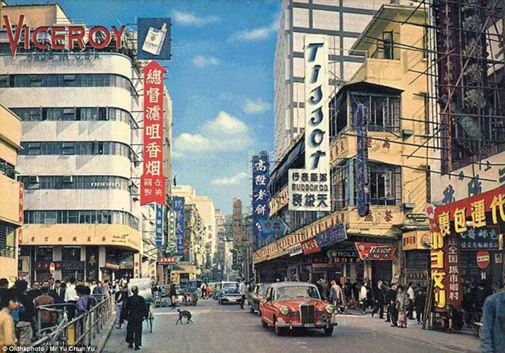 Hình ảnh Hong Kong năm 1962.