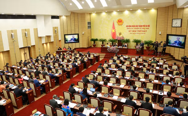 TP Ha Noi lay phieu tin nhiem 36 chuc danh do HDND bau