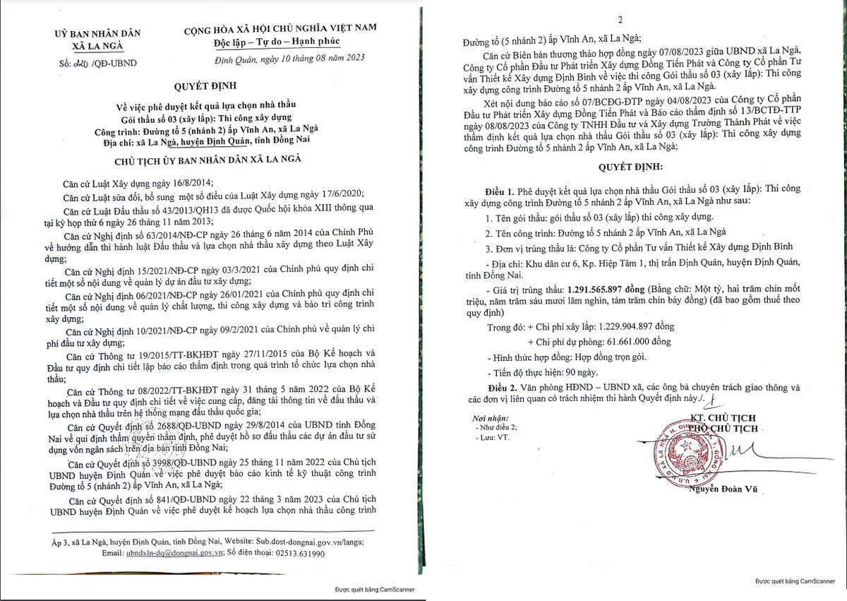 Dong Nai: Mot ngay Cty Dinh Binh trung 2 goi thau tai xa La Nga?-Hinh-3