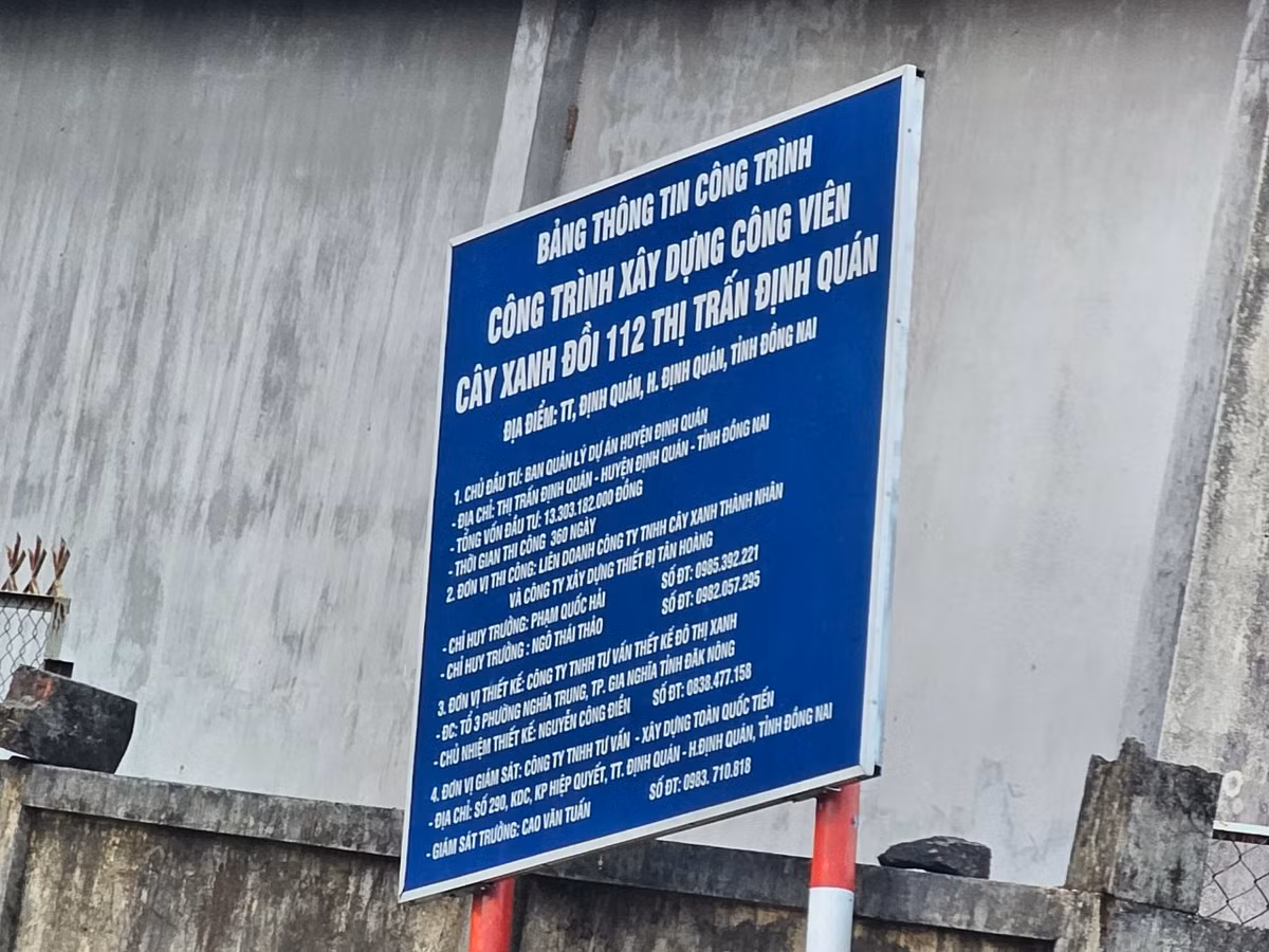 Đồng Nai: Cận cảnh dự án công viên cây xanh Đồi 112 Định Quán Dong Nai: Can canh du an cong vien cay xanh Doi 112 Dinh Quan