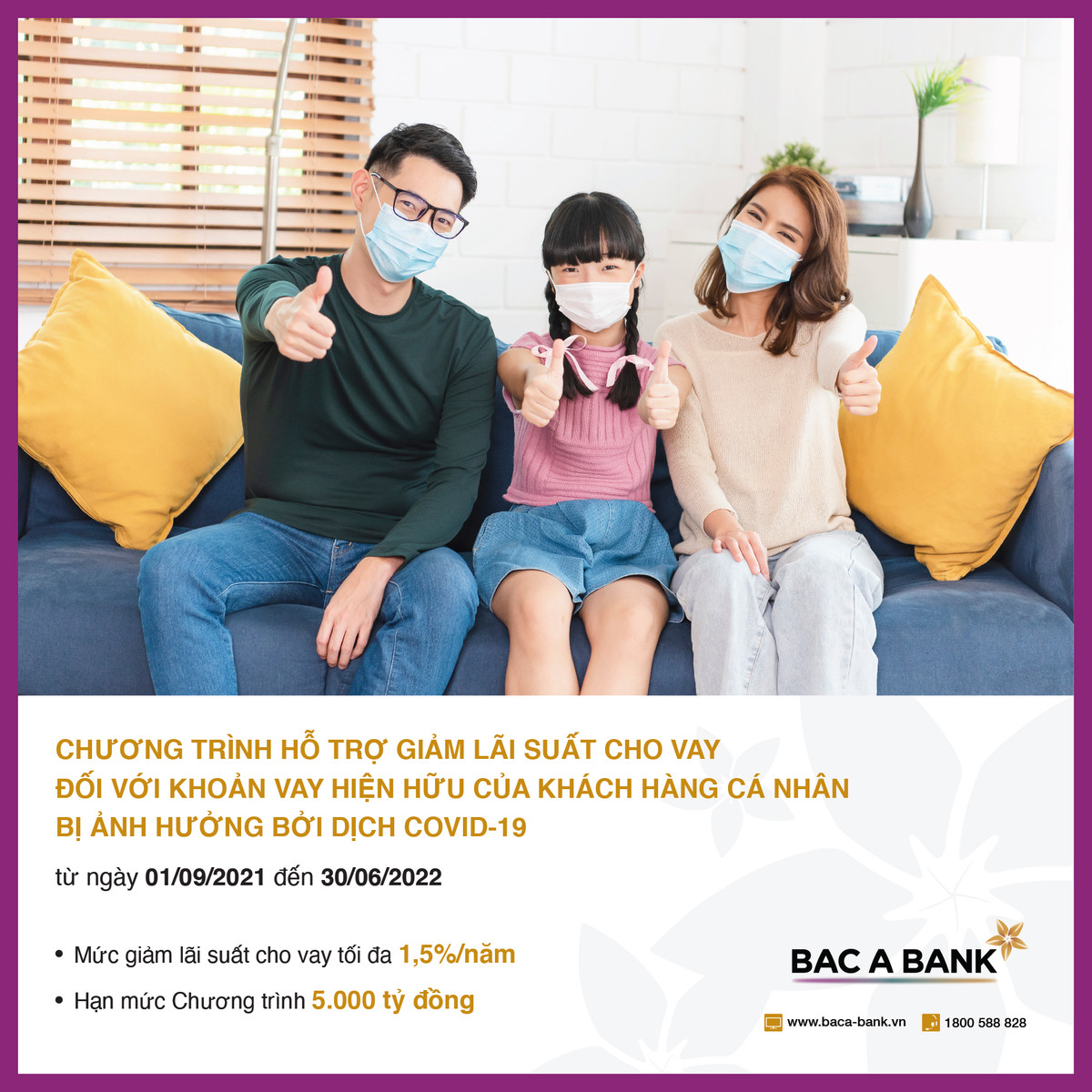 Bac A Bank giam lai suat cho vay voi khach hang ca nhan bi anh huong dich COVID-19