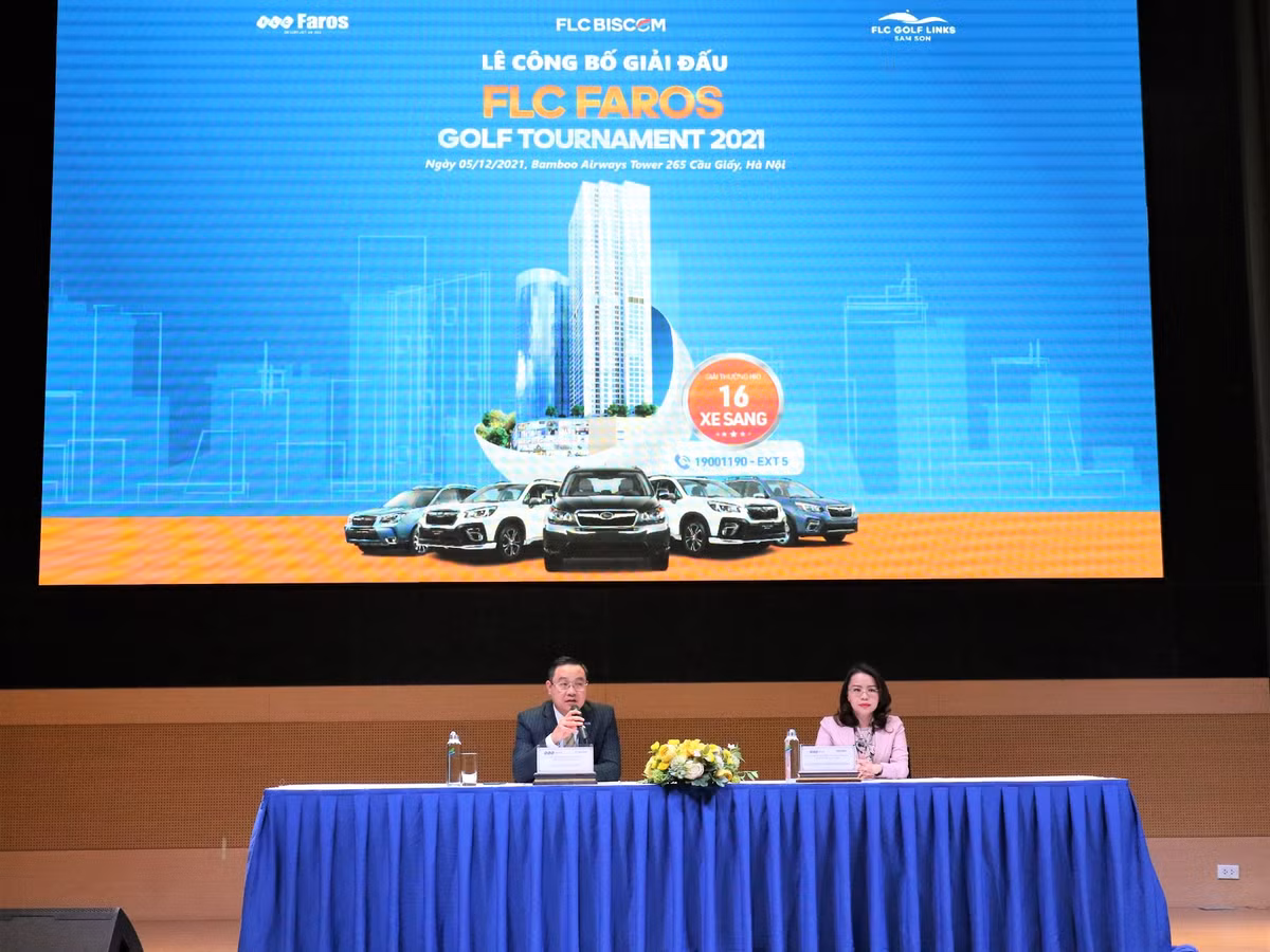Giai thuong HIO tien ty tai FLC FAROS GOLF TOURNAMENT 2021