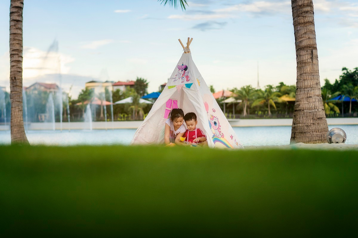 Mua thu Ha Noi rat dac biet o Vinhomes Smart City phia Tay thanh pho-Hinh-3