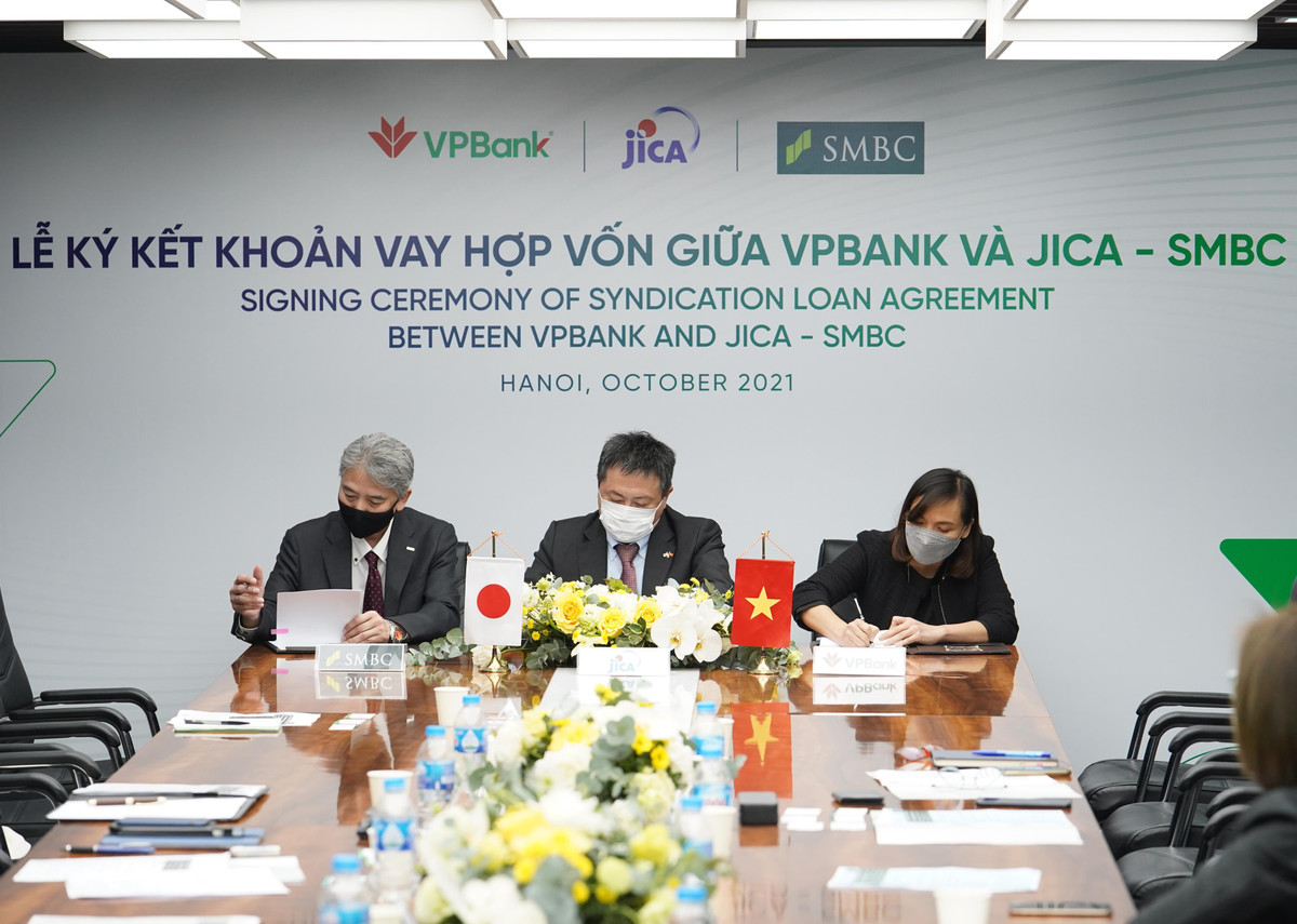 VPBank nhan goi vay hop von 100 trieu USD tu JICA va SMBC