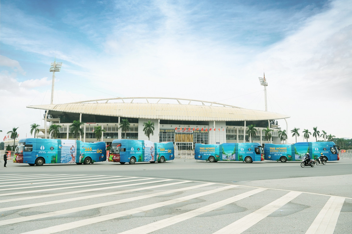 Roadshow “hanh trinh xanh” TMS Homes Wonder World khuay dao pho phuong Ha Noi