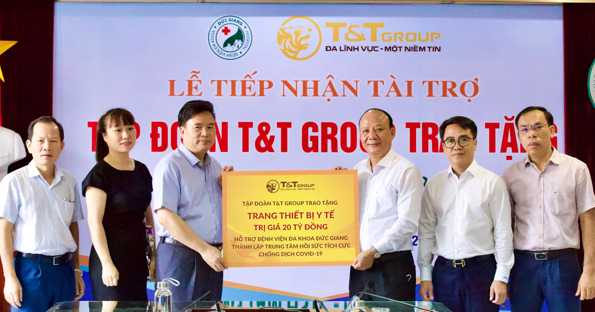 T&T Group tai tro 20 ty dong giup Benh vien Duc Giang lap trung tam ICU chong dich COVID-19