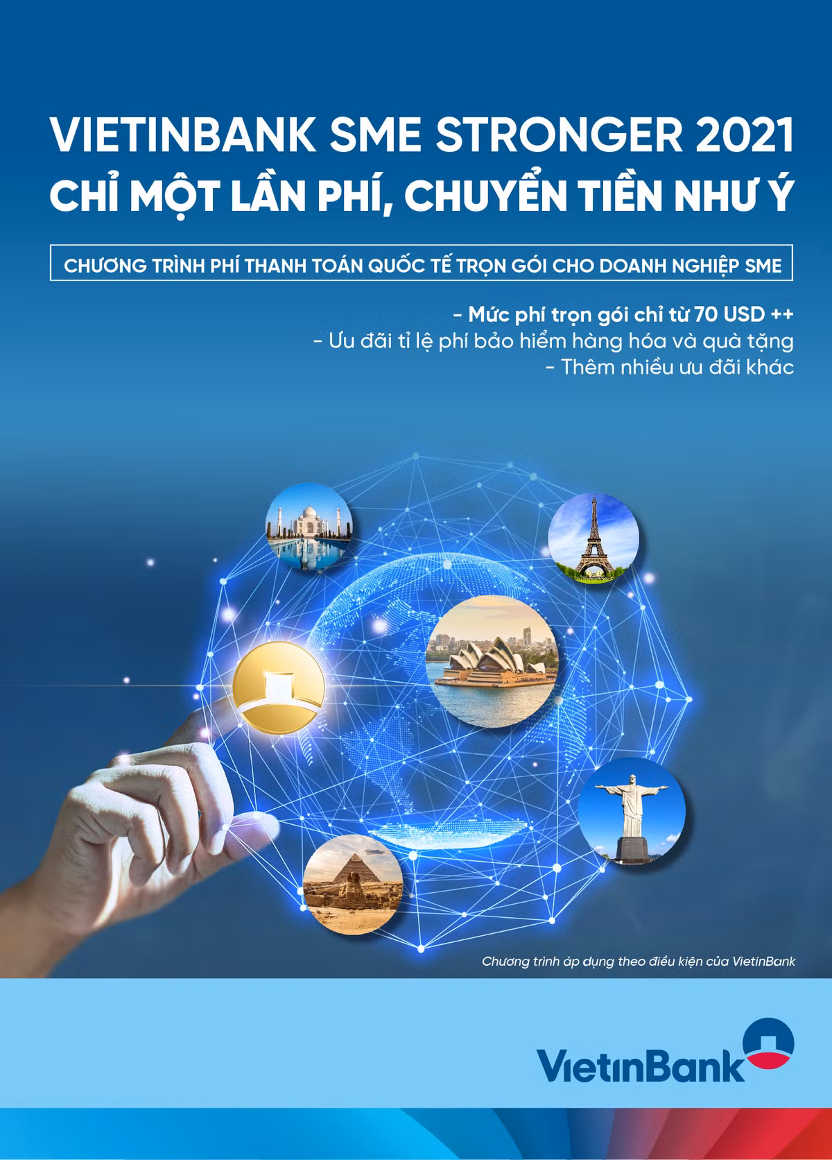 VietinBank SME Stronger 2021 - Chi mot lan phi, chuyen tien nhu y