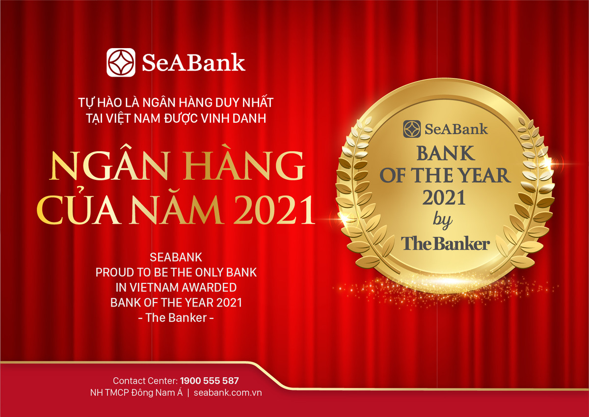 SeABank tu hao duoc The Banker vinh danh Ngan hang cua nam 2021