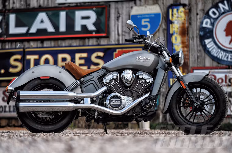 Dòng xe Indian Scout 2015 hoàn toàn mới hướng đến khách hàng ưa phong cách hoài cổ.