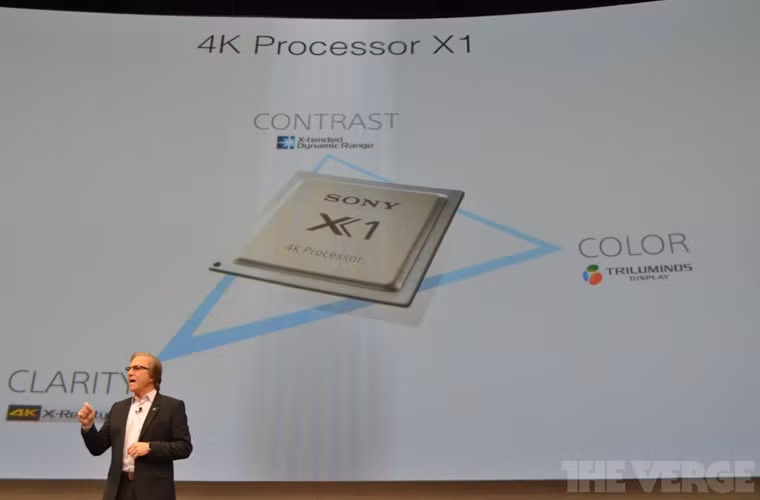 Linh hồn của những chiếc TV 4K dạng này chính là bộ vi xử lý X1, với khả năng xử lý hình ảnh thời gian thực, tái tạo hình ảnh rõ ràng và chân thực, xứng tầm với vẻ đẹp của chính chiếc TV 4K.