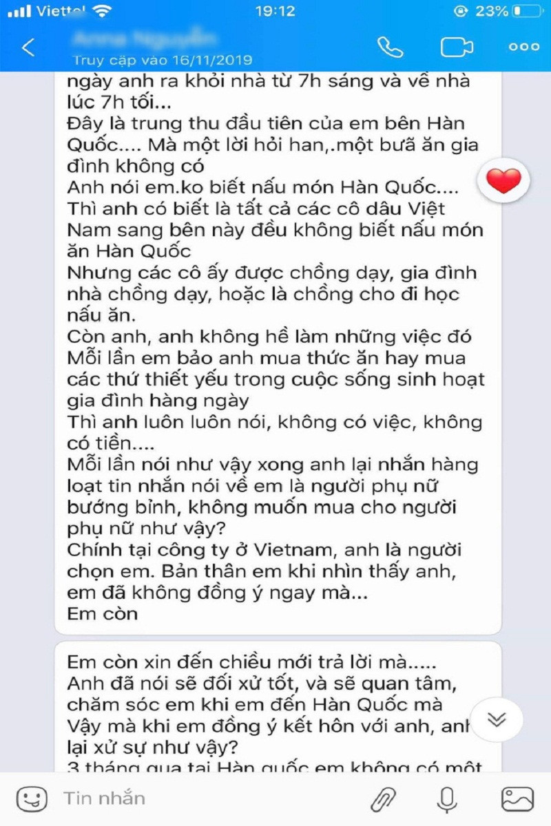He lo tin nhan cuoi cung nghi cua co dau Viet gui chong Han truoc khi bi sat hai-Hinh-2